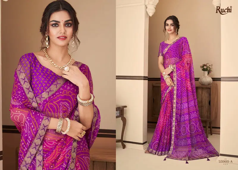 Jalpari Vol 11 By Ruchi Chiffon Daily Wear Saree Orders In India